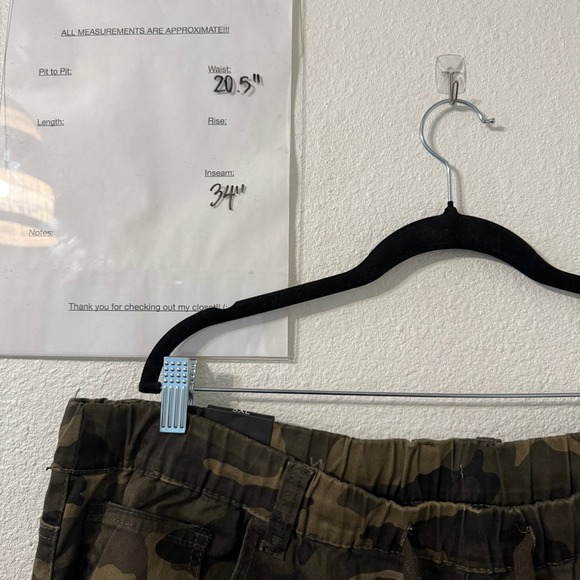 Victorious Jogger Pants 5XL Mens Camo Cargo Cotton Spandex Streetwear Utility - Picture 4 of 4